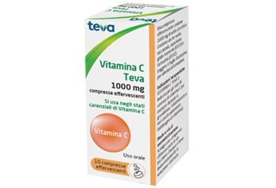 VITAMINA C TEVA*10CPR EFF 1G - Antica Farmacia Ferrari