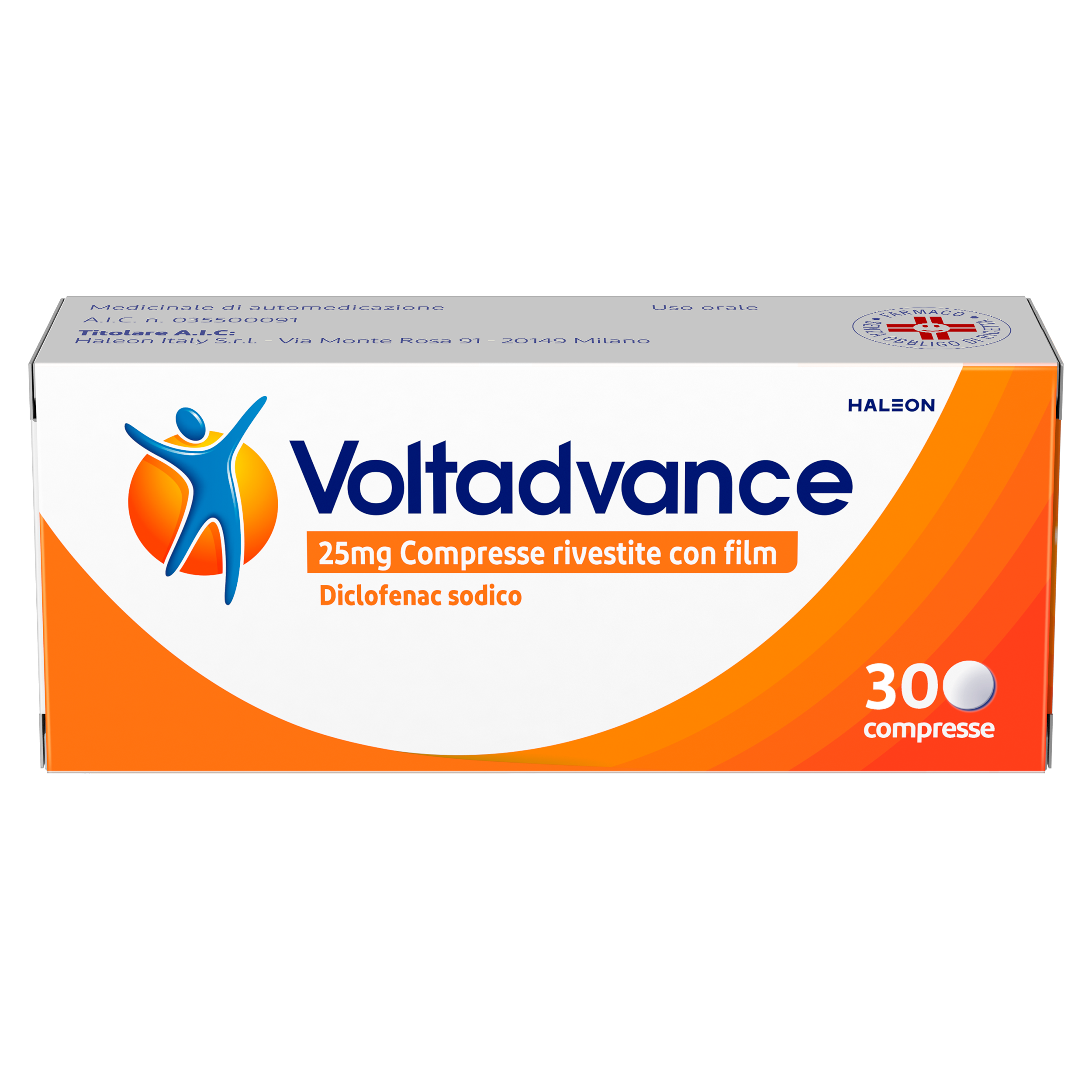 VOLTADVANCE*30CPR RIV 25MG - Antica Farmacia Ferrari