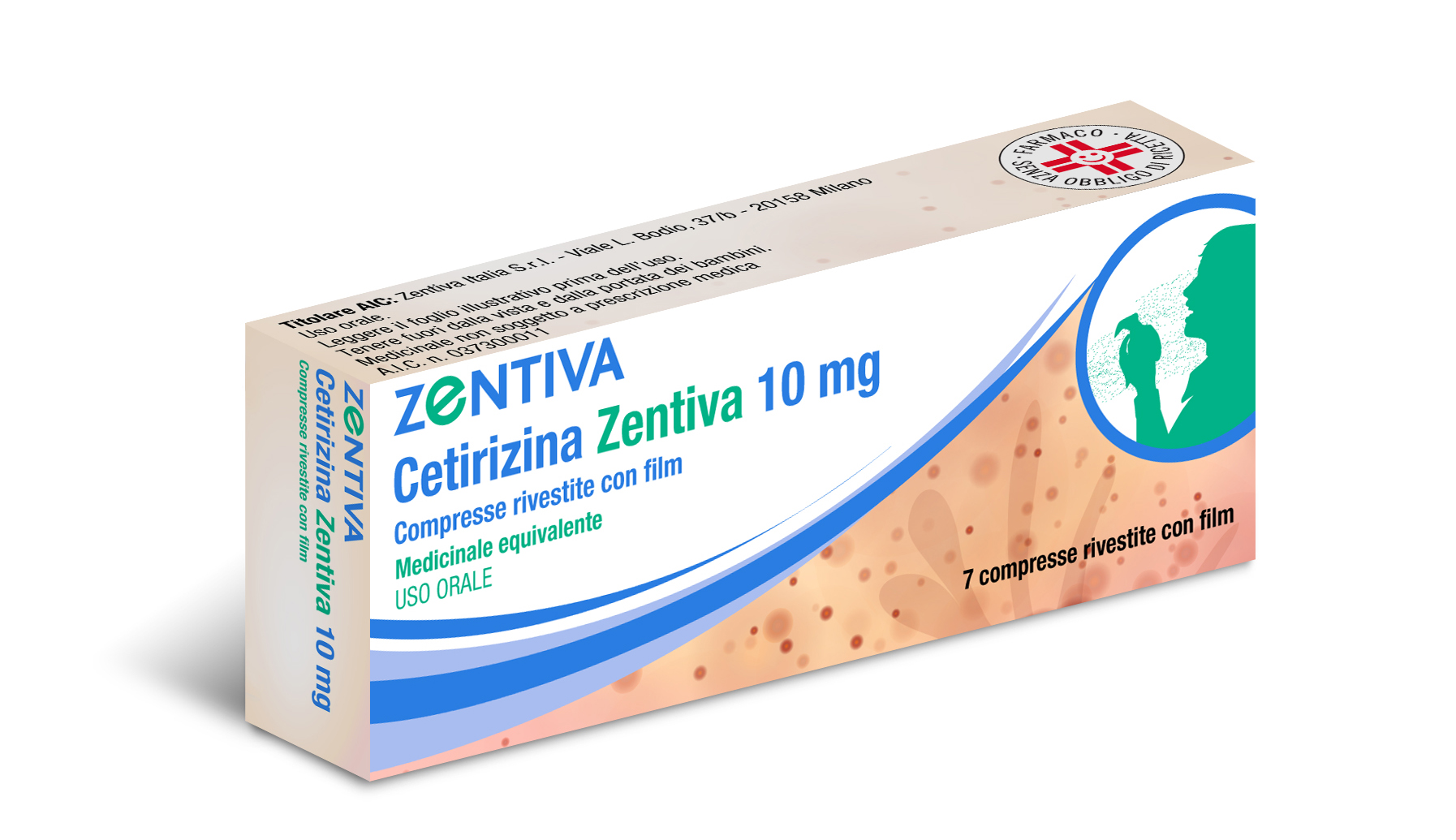 CETIRIZINA ZENT*7CPR RIV 10MG - Antica Farmacia Ferrari