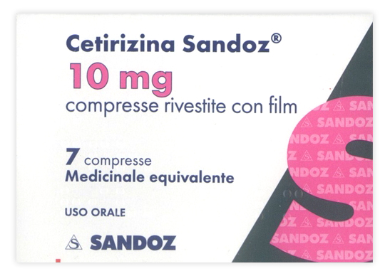 CETIRIZINA SAND*7CPR RIV 10MG - Antica Farmacia Ferrari