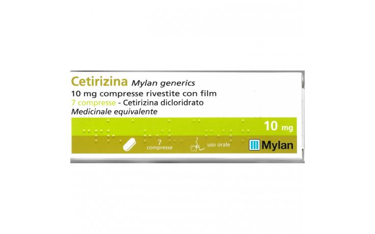 CETIRIZINA MY*7CPR RIV 10MG - Antica Farmacia Ferrari