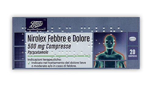 NIROLEX FEBBRE DOL*20CPR 500MG - Antica Farmacia Ferrari