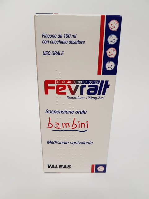 FEVRALT*BB OS SOSP 100MG/5ML - Antica Farmacia Ferrari
