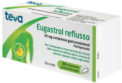 EUGASTROL REFLUSSO*14CPR 20MG - Antica Farmacia Ferrari