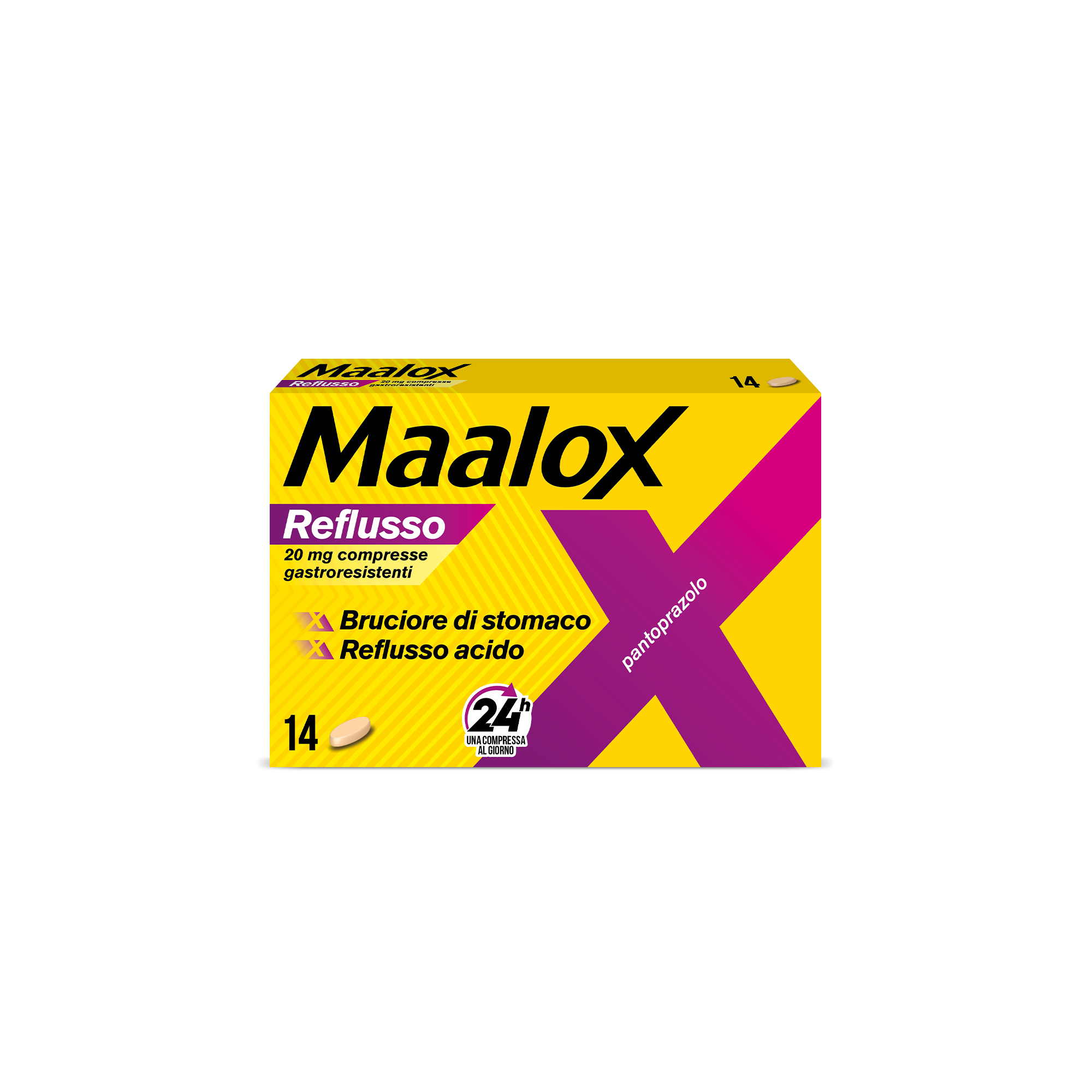 MAALOX REFLUSSO*14CPR 20MG - Antica Farmacia Ferrari
