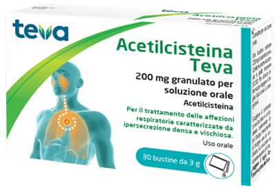 ACETILCISTEINA TEVA*30BS 200MG - Antica Farmacia Ferrari