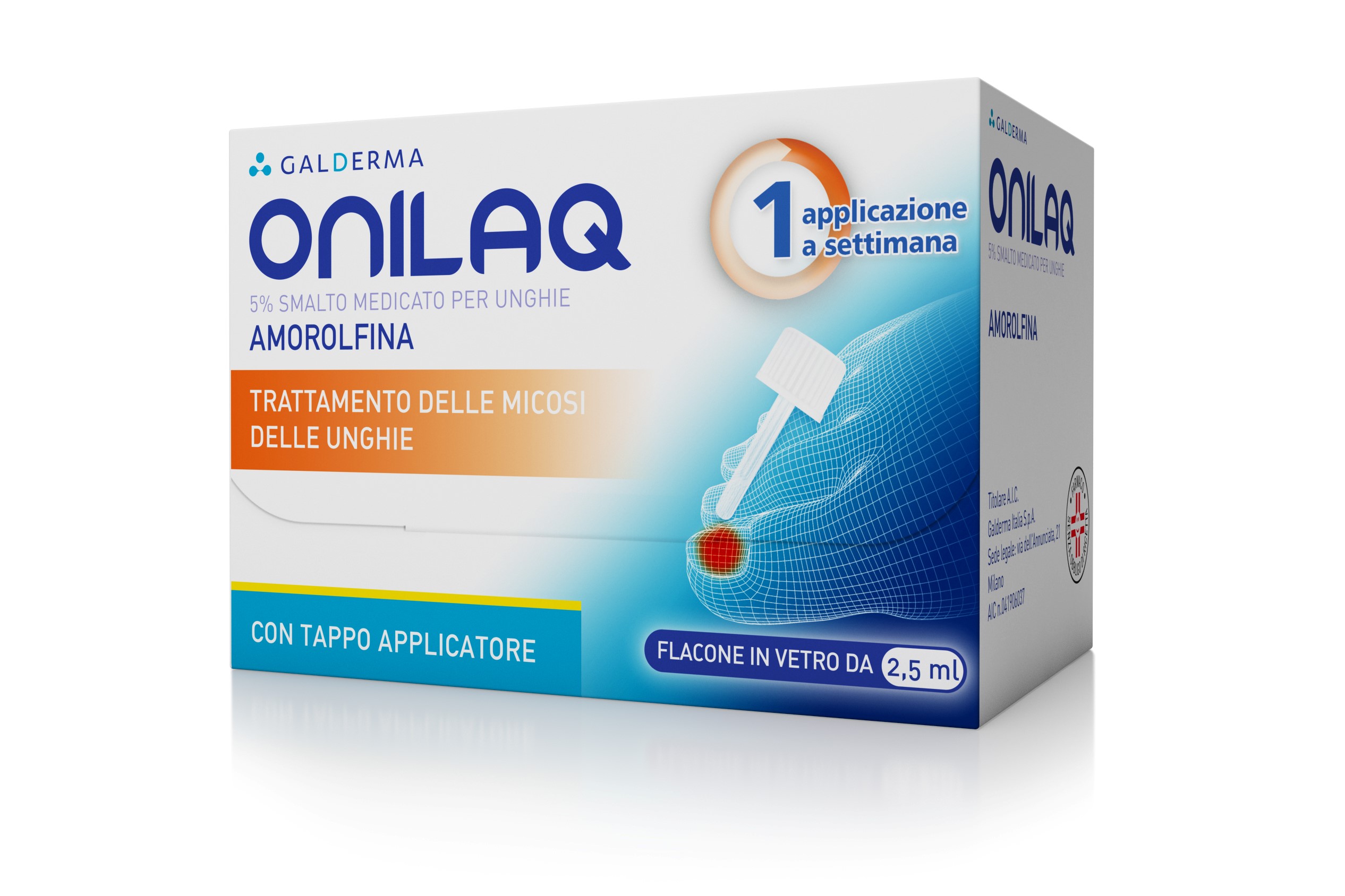 ONILAQ*SMALTO UNGHIE 2,5ML+TAP - Antica Farmacia Ferrari