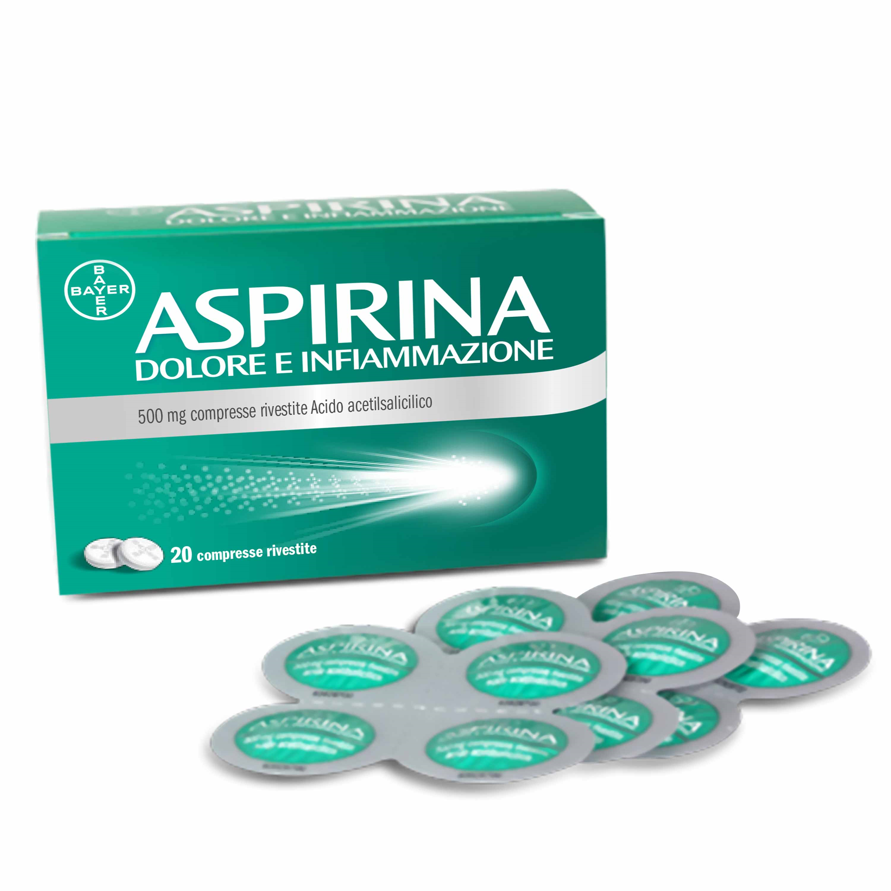 ASPIRINA DOLORE INF*20CPR500MG - Antica Farmacia Ferrari