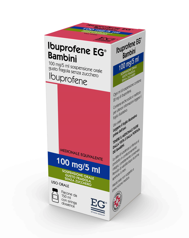 IBUPROFENE EG*FL 150ML FRAGOLA - Antica Farmacia Ferrari
