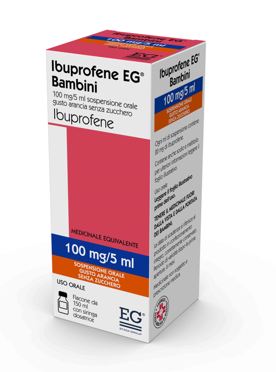IBUPROFENE EG*FL 150ML ARANCIA - Antica Farmacia Ferrari