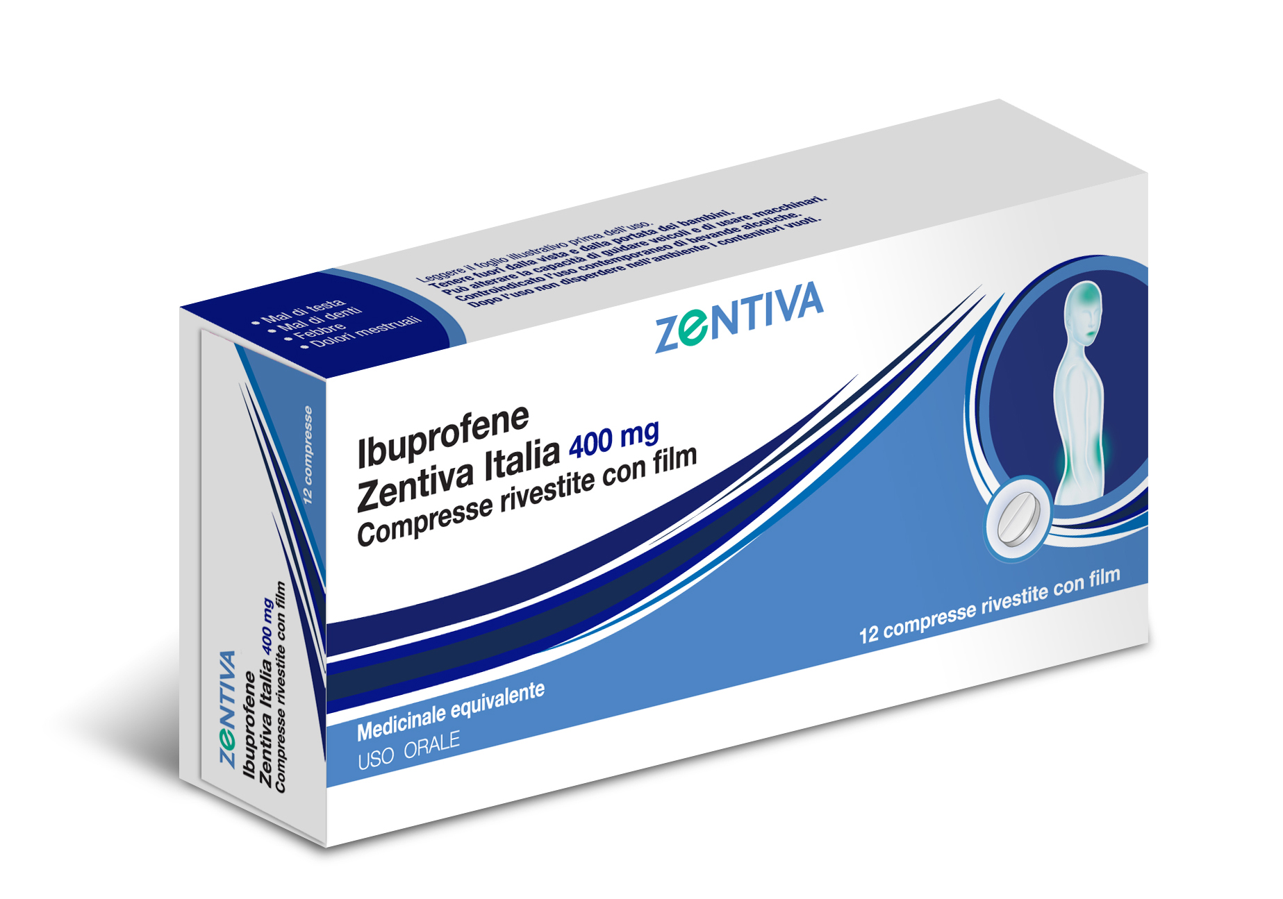 IBUPROFENE ZENT IT*12CPR 400MG - Antica Farmacia Ferrari