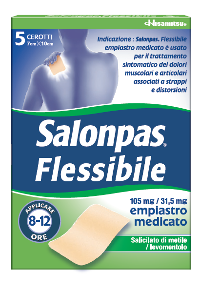 SALONPAS FLESSIBILE*5CER7x10CM - Antica Farmacia Ferrari