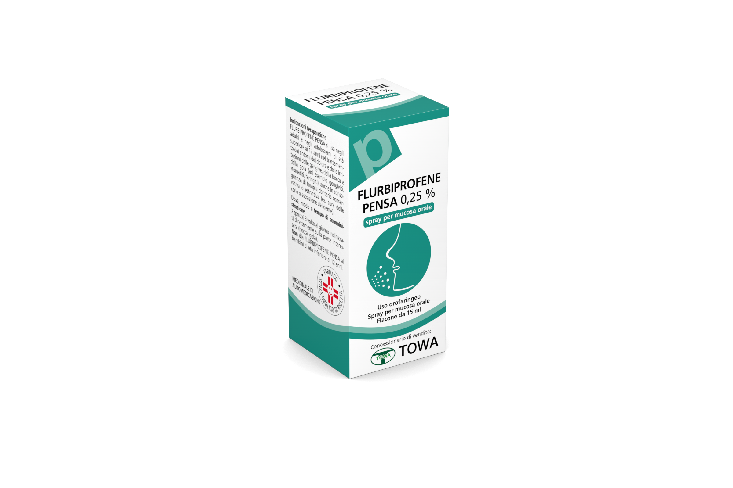 FLURBIPROFENE PE*OS SPRAY 15ML - Antica Farmacia Ferrari