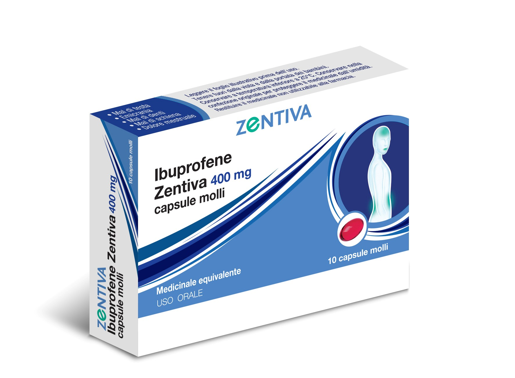 IBUPROFENE ZEN*10CPS MOL 400MG - Antica Farmacia Ferrari