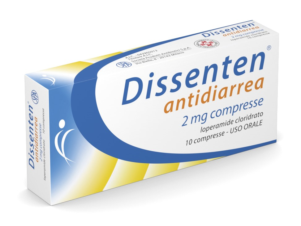DISSENTEN ANTIDIARREA*10CPR2MG - Antica Farmacia Ferrari