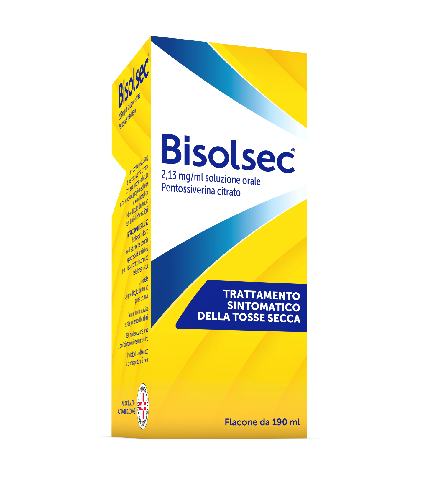 BISOLSEC*OS FL 190ML 2,13MG/ML - Antica Farmacia Ferrari