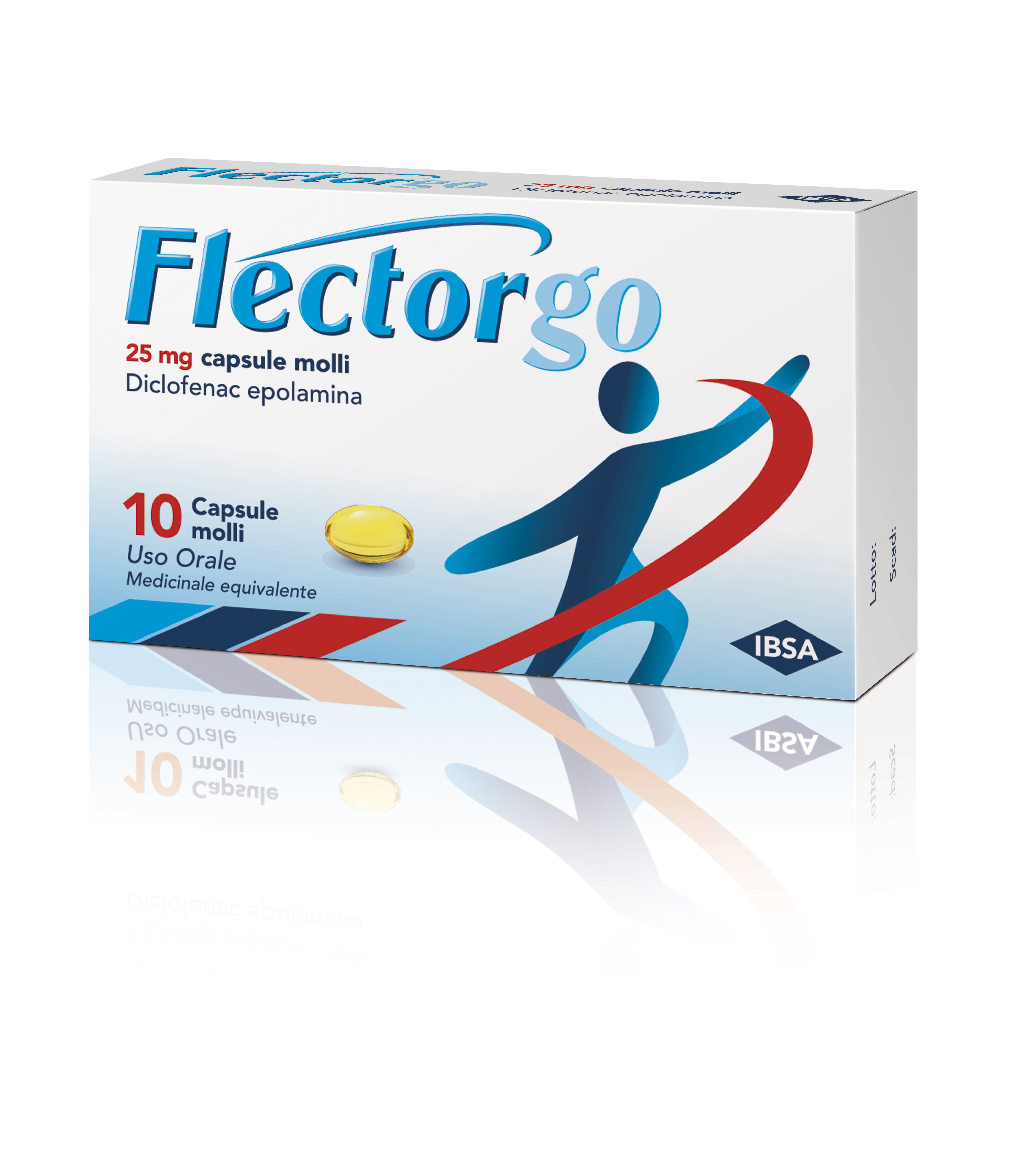 FLECTORGO*10CPS 25MG - Antica Farmacia Ferrari