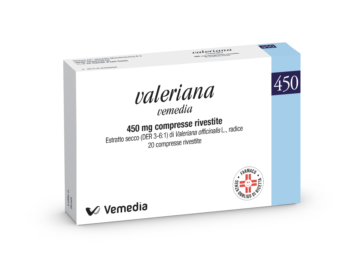 VALERIANA VEMEDIA*20CPR RIV450 - Antica Farmacia Ferrari