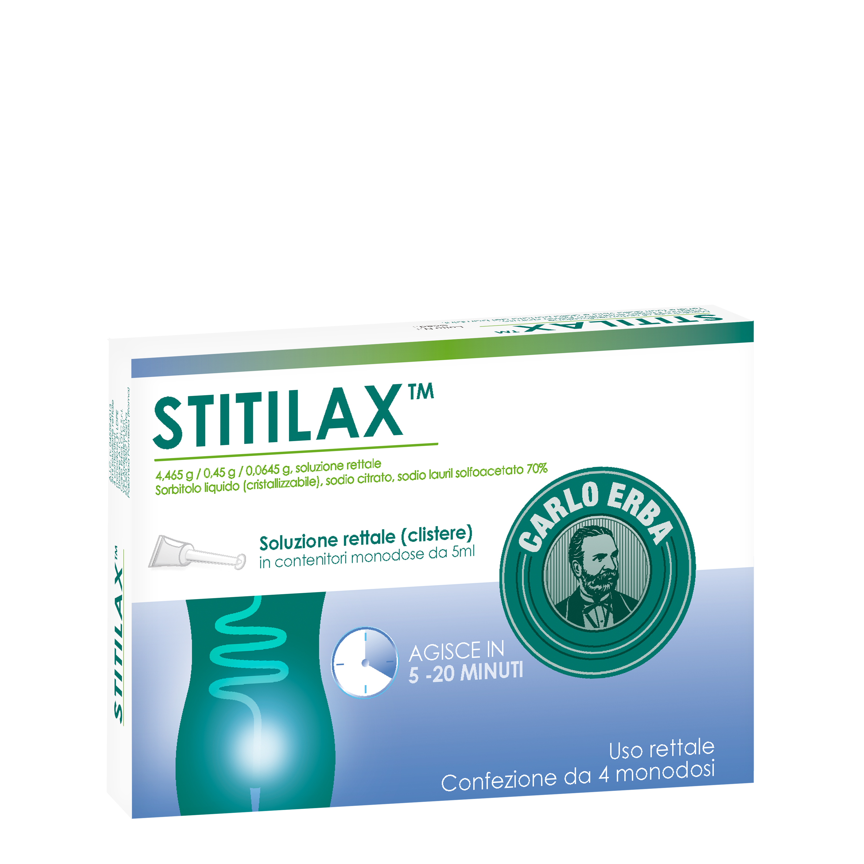 STITILAX*RETT SOL 4FL MONO 5ML - Antica Farmacia Ferrari