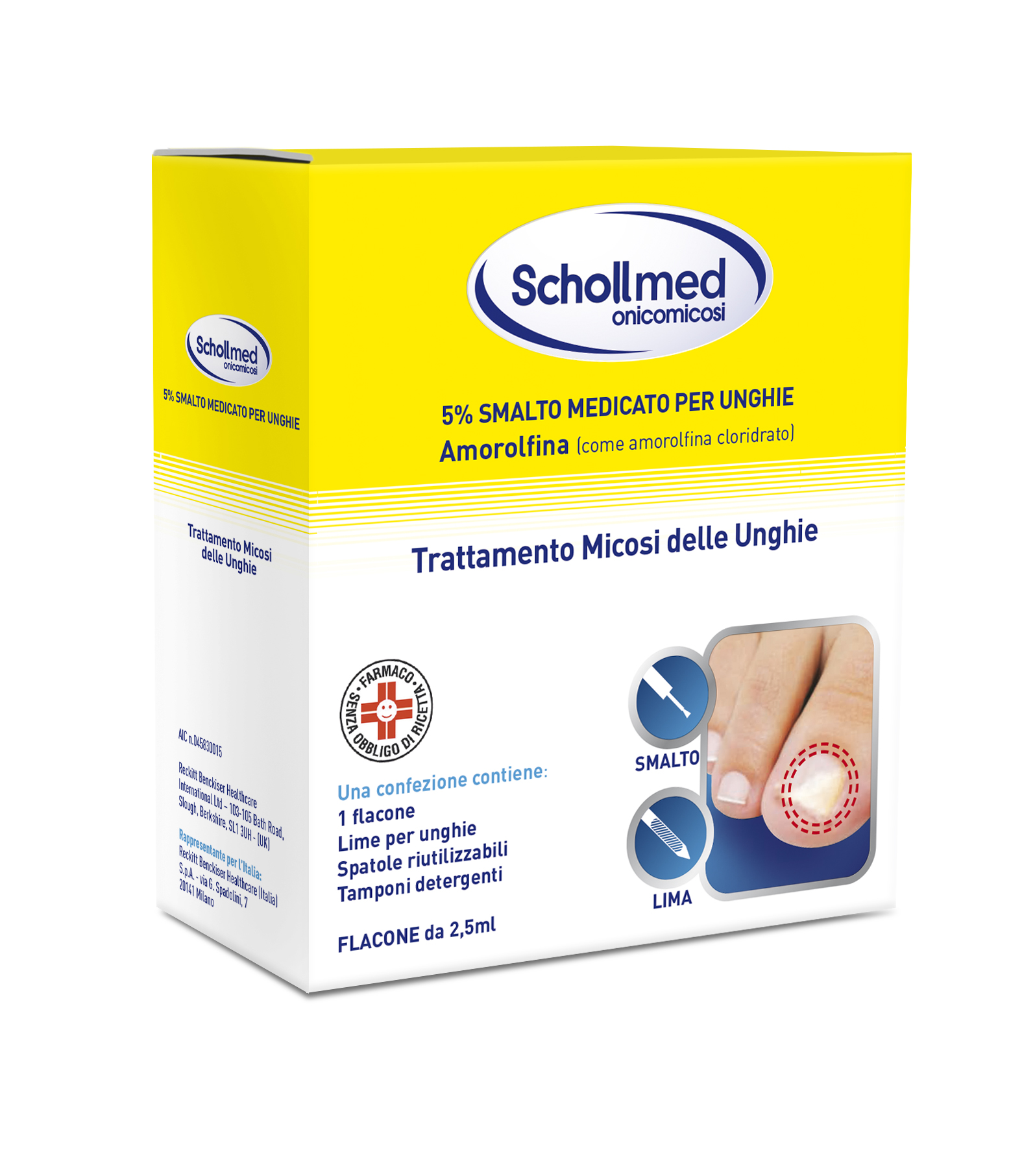 SCHOLLMED ONICOMICOSI*2,5ML 5% - Antica Farmacia Ferrari
