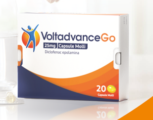 VOLTADVANCEGO*20CPS MOLLI 25MG - Antica Farmacia Ferrari
