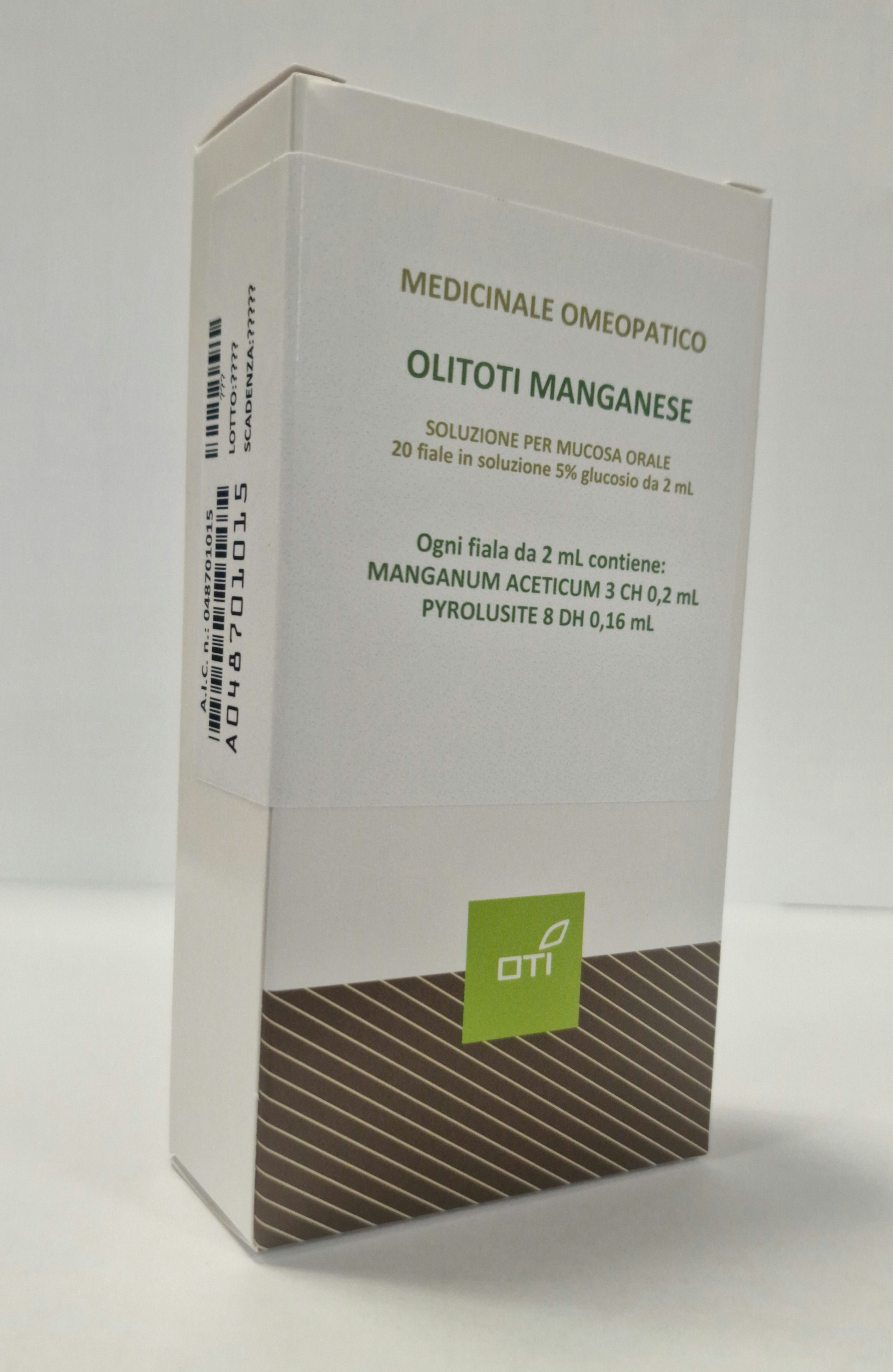 OLITOTI MANGANESE*OS 20F 2ML - Antica Farmacia Ferrari
