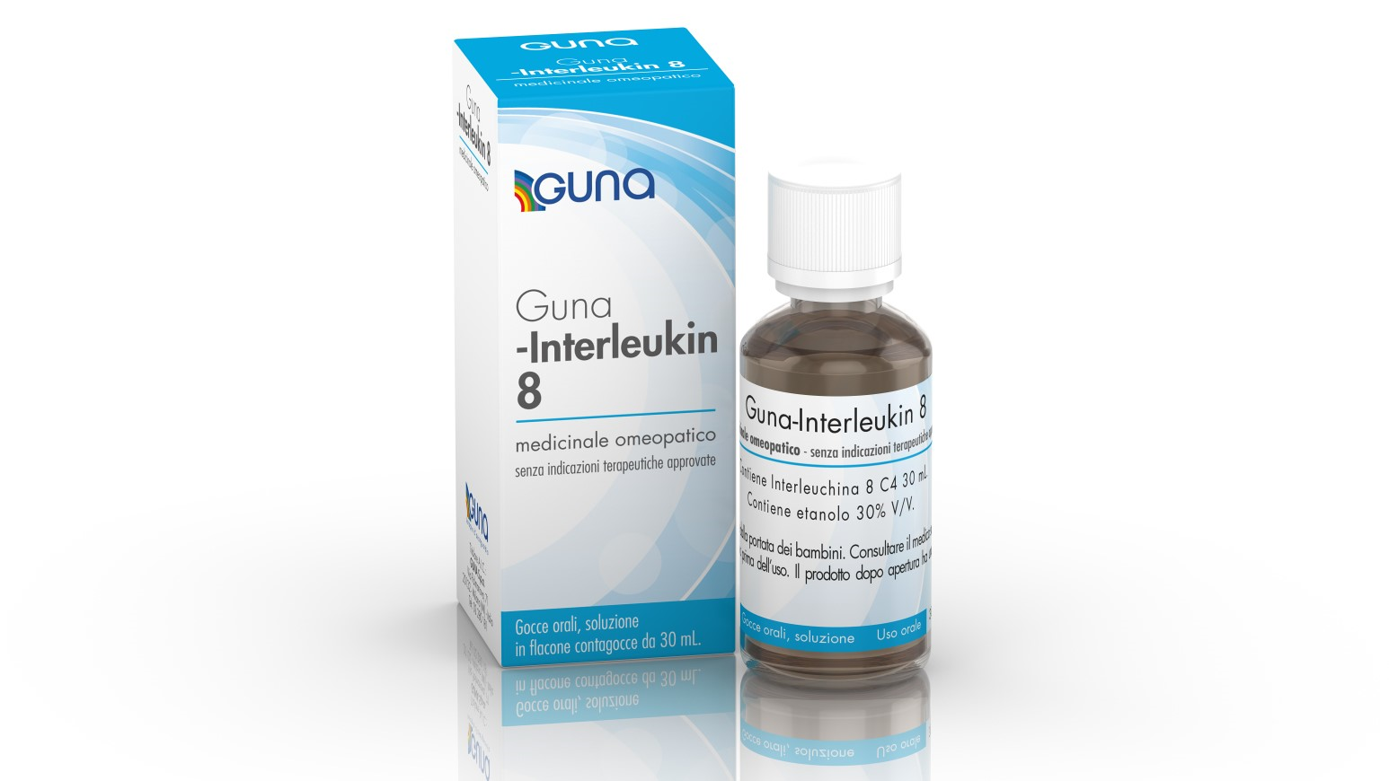 GUNA INTERLEUKIN 8*C4 GTT 30ML - Antica Farmacia Ferrari