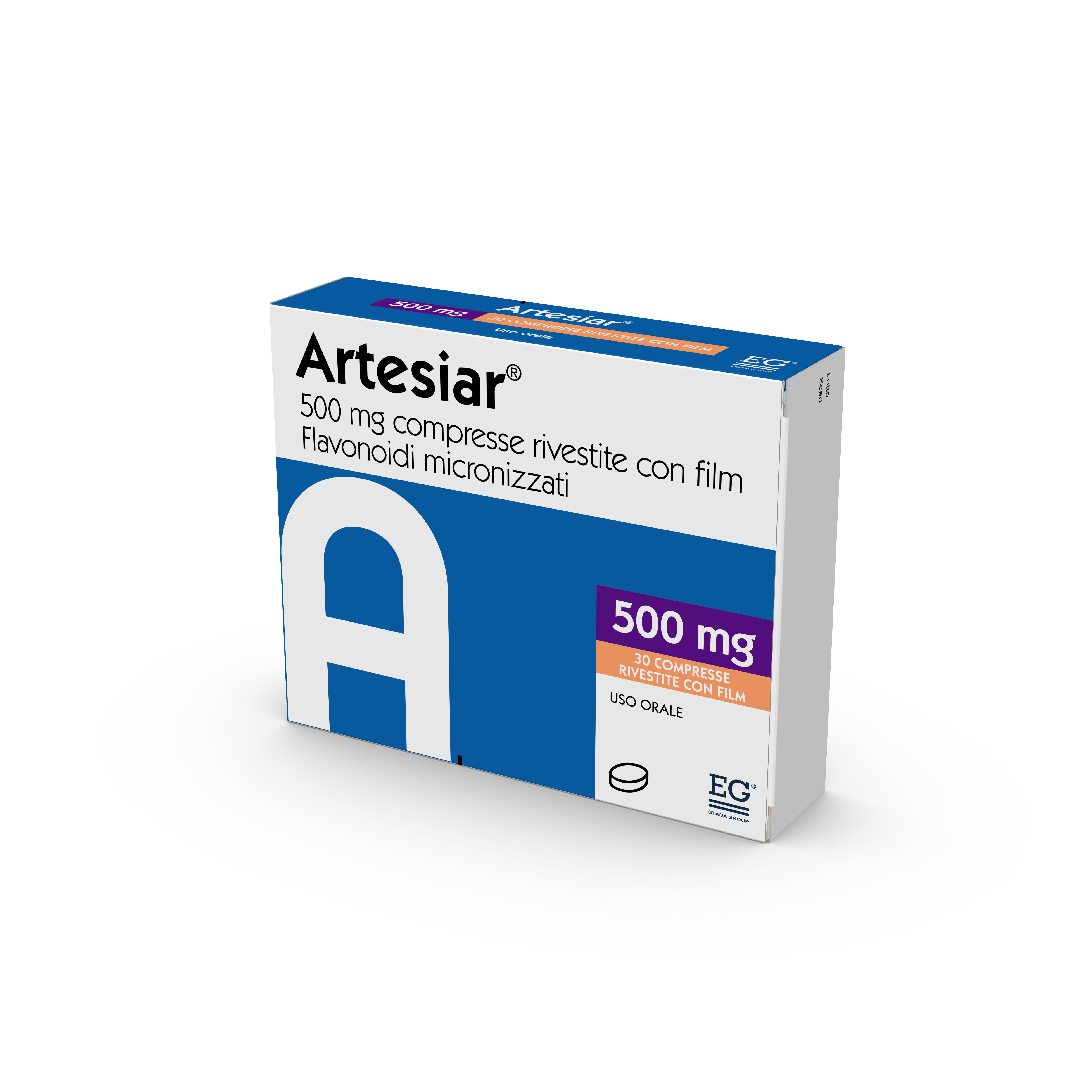 ARTESIAR*30CPR RIV 500MG - Antica Farmacia Ferrari
