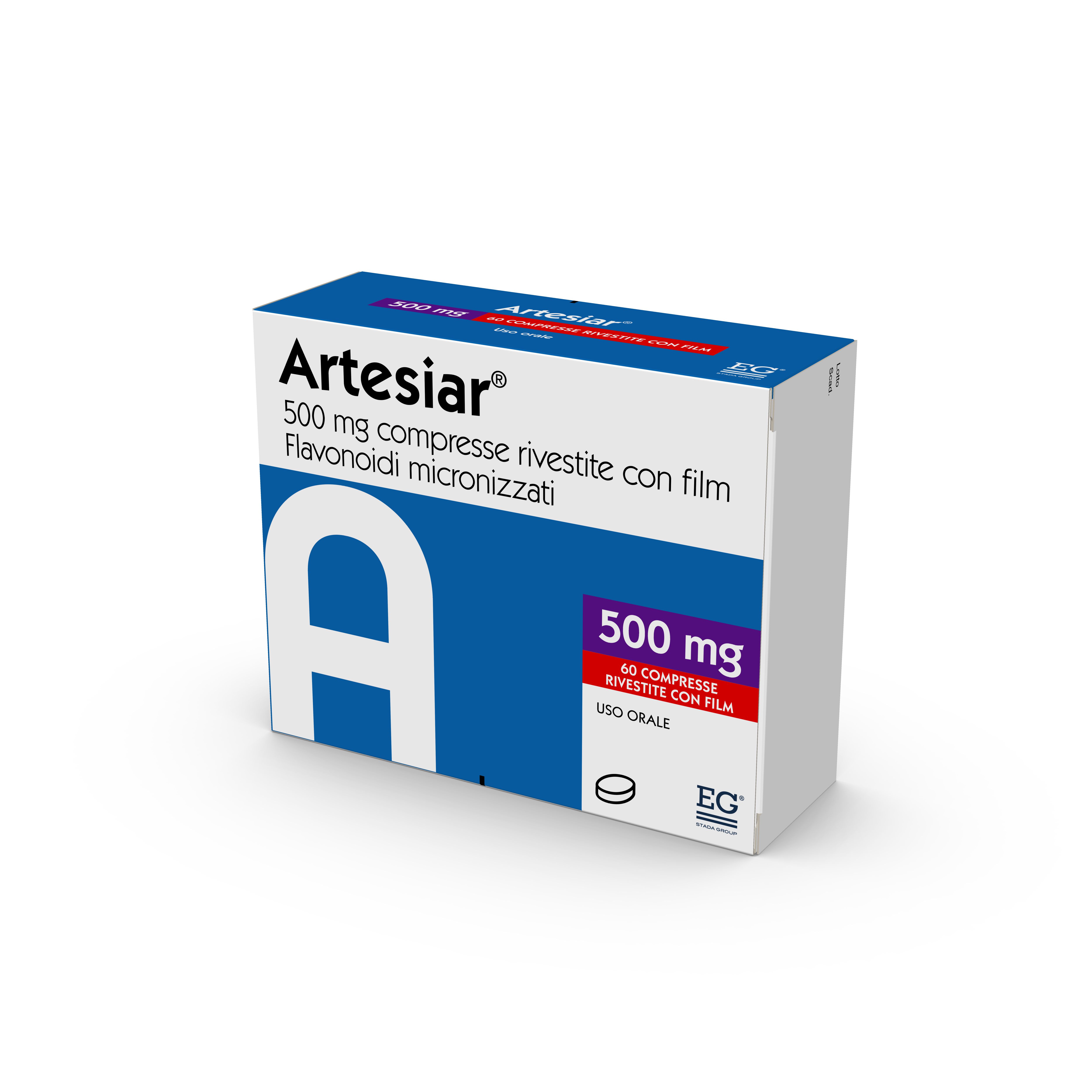 ARTESIAR*60CPR RIV 500MG - Antica Farmacia Ferrari
