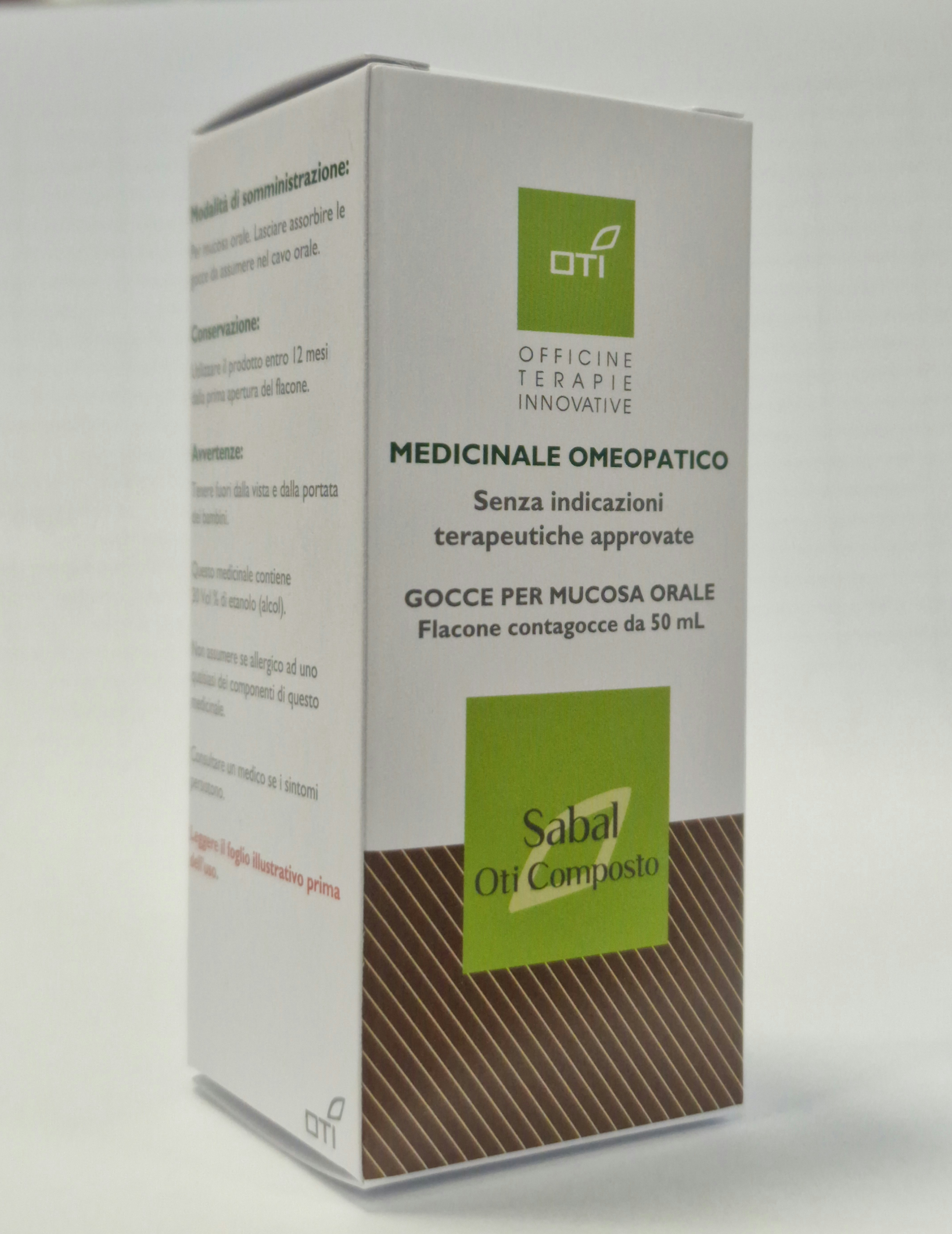 SABAL OTI COMP*OS GTT 1FL 50ML - Antica Farmacia Ferrari