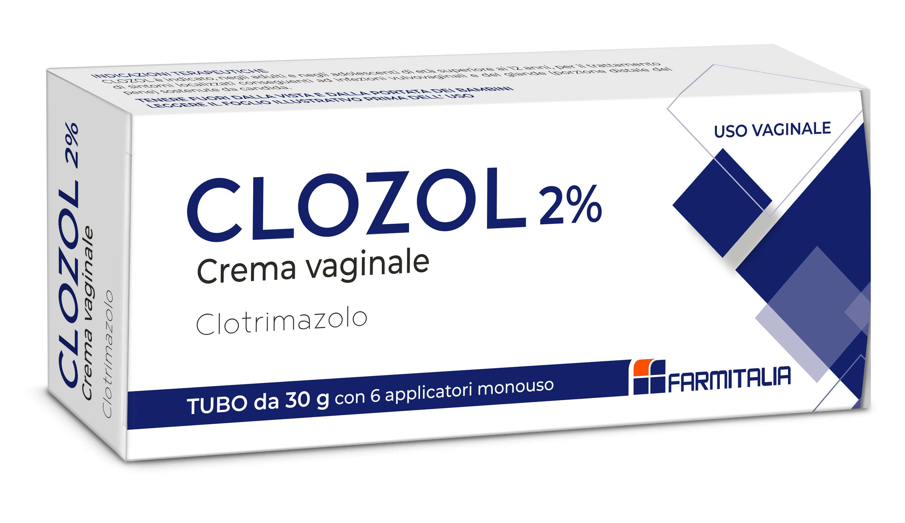 CLOZOL*CREMA VAG 30G 2% - Antica Farmacia Ferrari