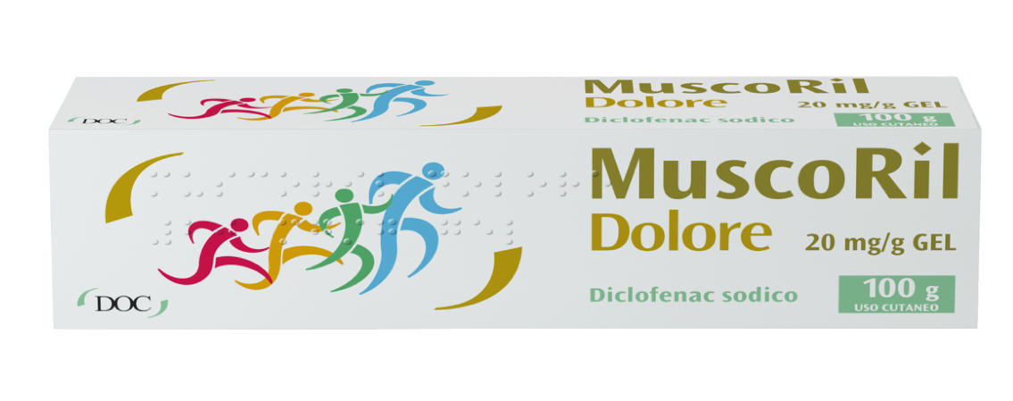 MUSCORIL DOLORE*GEL100G 20MG/G - Antica Farmacia Ferrari