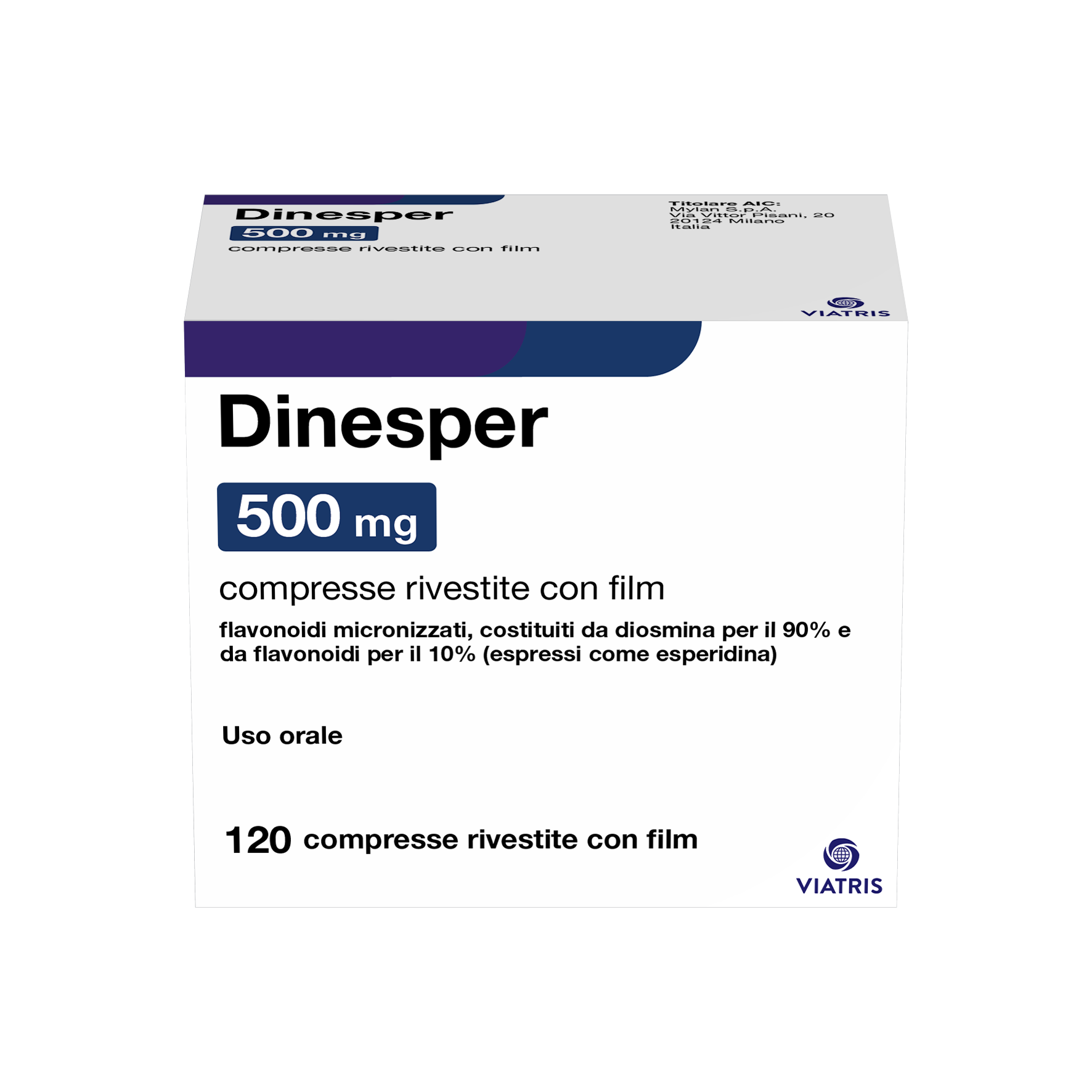 DINESPER*120CPR RIV 500MG - Antica Farmacia Ferrari