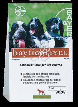 BAYTICOL 6%E.C.*FL VETRO 5ML - Antica Farmacia Ferrari