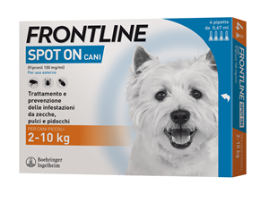 FRONTLINE*4PIP 2-10KG CANI - Antica Farmacia Ferrari