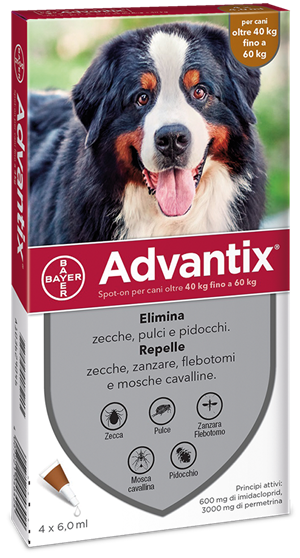 ADVANTIX SPOT ON*4PIP 40-60KG - Antica Farmacia Ferrari