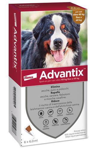 ADVANTIX SPOT ON*6PIP 40-60KG - Antica Farmacia Ferrari