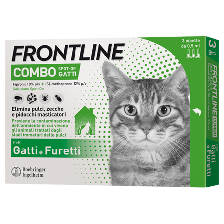 FRONTLINE COMBO*3PIP GATTI/FUR - Antica Farmacia Ferrari