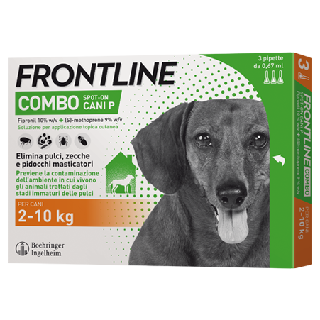 FRONTLINE COMBO*3PIP 2-10KG CA - Antica Farmacia Ferrari