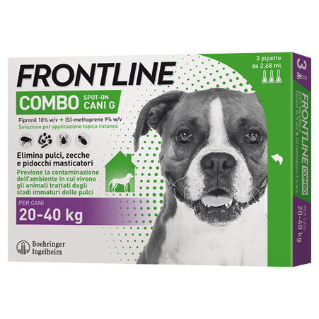 FRONTLINE COMBO*3PIP 20-40KG C - Antica Farmacia Ferrari