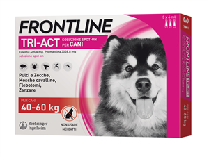 FRONTLINE TRI-ACT*3PIP 40-60KG - Antica Farmacia Ferrari