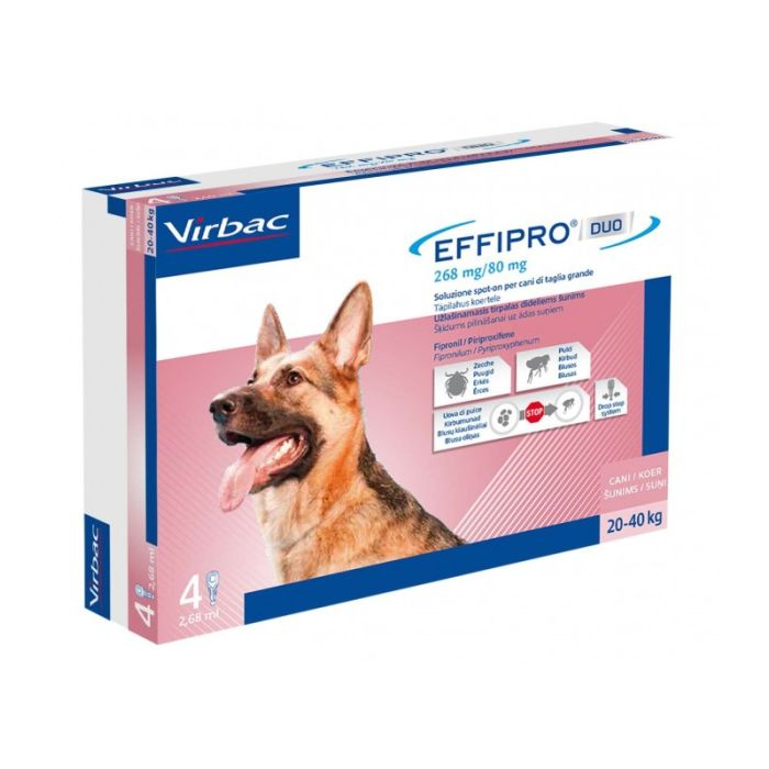 EFFIPRO DUO*4PIP 20-40KG CANI - Antica Farmacia Ferrari