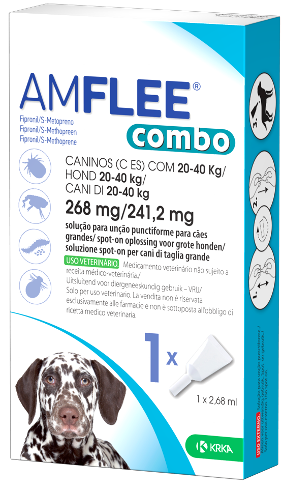 AMFLEE COMBO*3PIP 20-40KG CANI - Antica Farmacia Ferrari