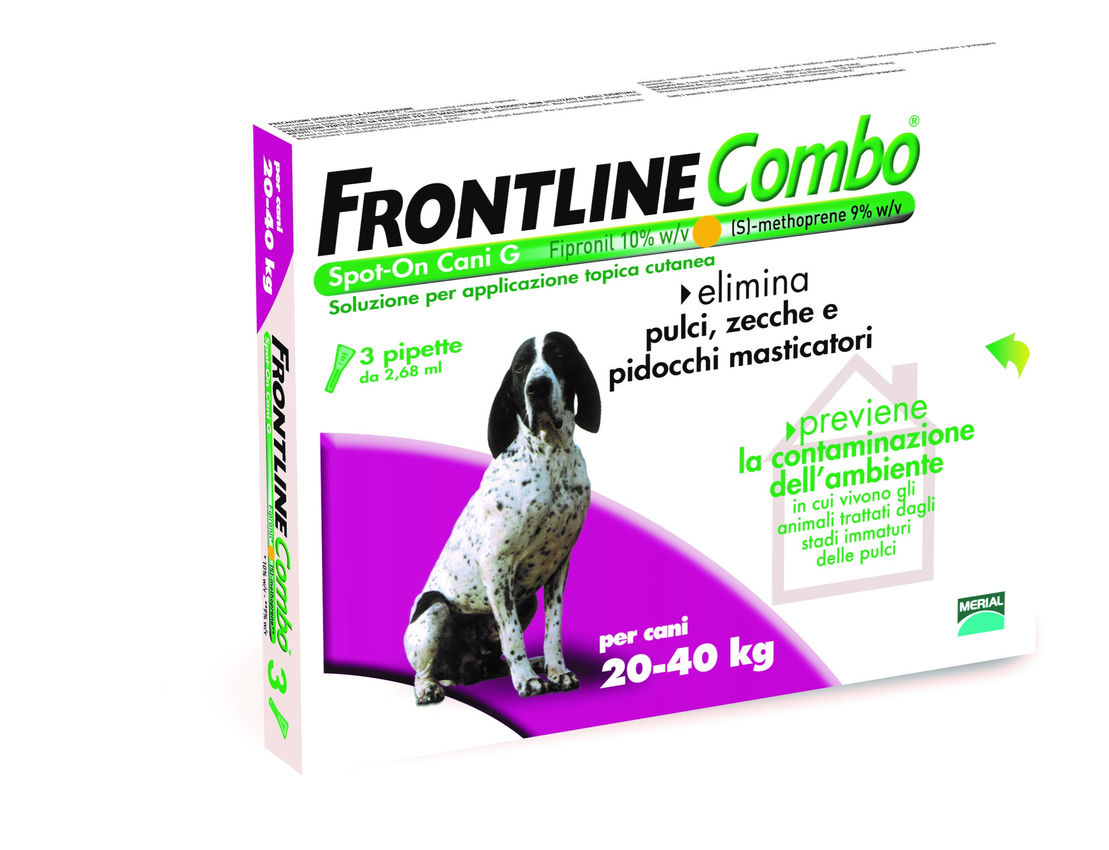 FRONTLINE COMBO*3PIP 20-40KG C - Antica Farmacia Ferrari