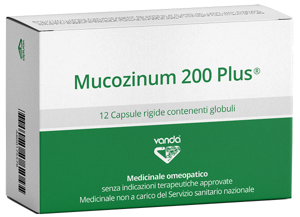 VANDA MUCOZINUM 200 PLUS 12 CAPSULE - Antica Farmacia Ferrari