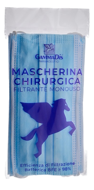 MASCHERINA CHIRURGICA 3 PEZZI GAMMADIS - Antica Farmacia Ferrari