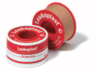 CEROTTO CHIRURGICO PER FISSAGGIO MEDICAZIONI IN ROCCHETTO LEUKOPLAST SUPPORTO VISCOSA COLOR PELLE MASSA ADESIVA CAUCCIU' OSSIDO DI ZINCO 2,5X500CM - Antica Farmacia Ferrari