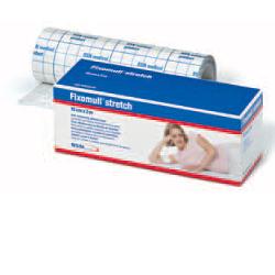 FASCIA AUTOADESIVA IPOALLERGENICA FISSAGGIO CATETERI FIXOMULL STRETCH. SUPPORTO IN POLIESTERE NON TESSUTO BIANCO, MASSA IN POLICARBONATO SENZA RESINE E GOMME NATURALI. 10X200CM - Antica Farmacia Ferrari