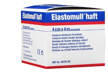 BENDA ELASTICA AUTOADESIVA ELASTOMULL HAFT COMPRESSIONE FORTE 4X400 CM - Antica Farmacia Ferrari