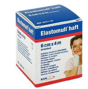 BENDA ELASTICA AUTOADESIVA ELASTOMULL HAFT COMPRESSIONE FORTE 6X400 CM - Antica Farmacia Ferrari